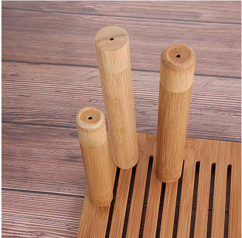 1PC Natural Bamboo Tube Eco-Friendly Toothbrush Case 21cm for Adult Health Oral Hygiene