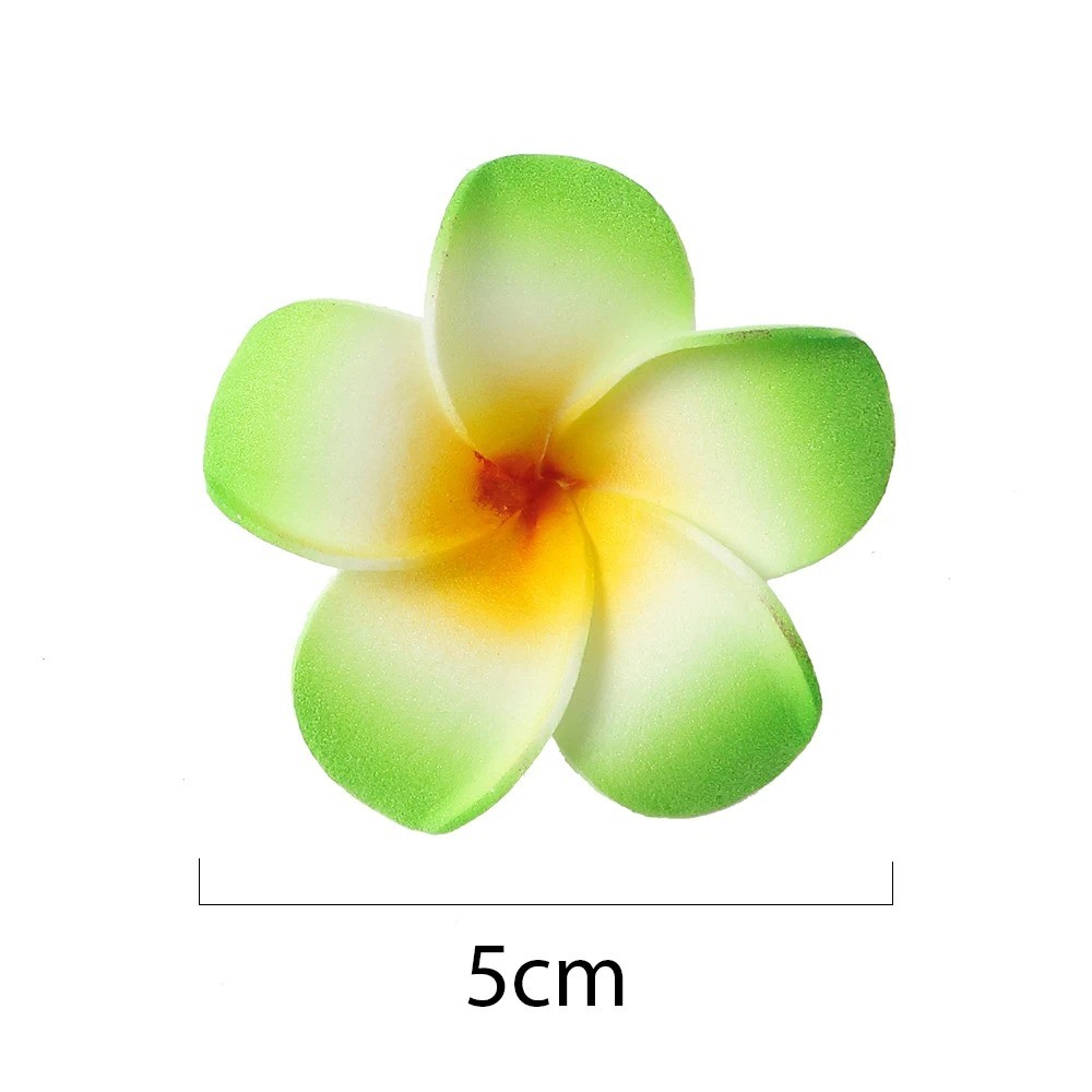 10Pcs Artificial Hawaii PE Foam Flowers  5cm DIY Flower Set