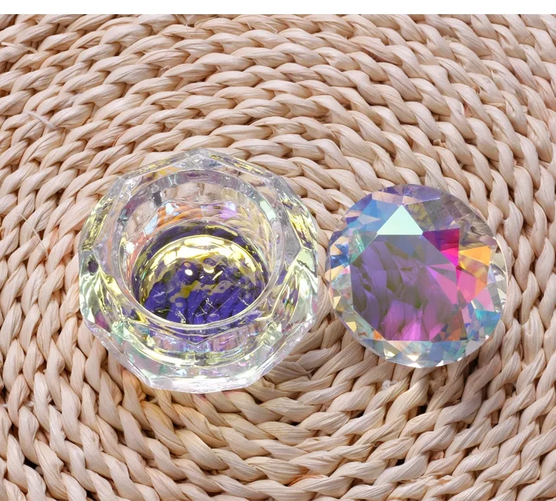 Magic Color Crystal Glasses Nail Art Diamond Stone Cover