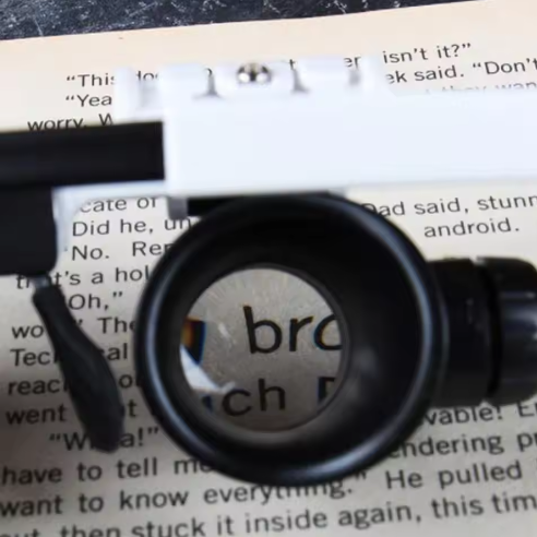2XLED Watch Jeweler Repair Magnifier Head-Mounted