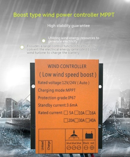 MPPT Wind Turbine Boost Controller