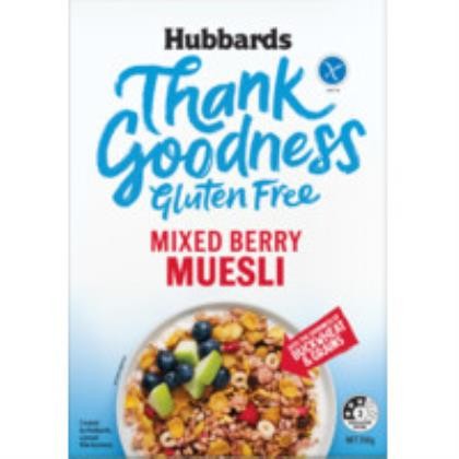 Muesli Berry Thank Goodness Gluten Free