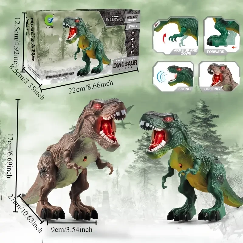 Realistic Walking T-Rex Dinosaur Toy