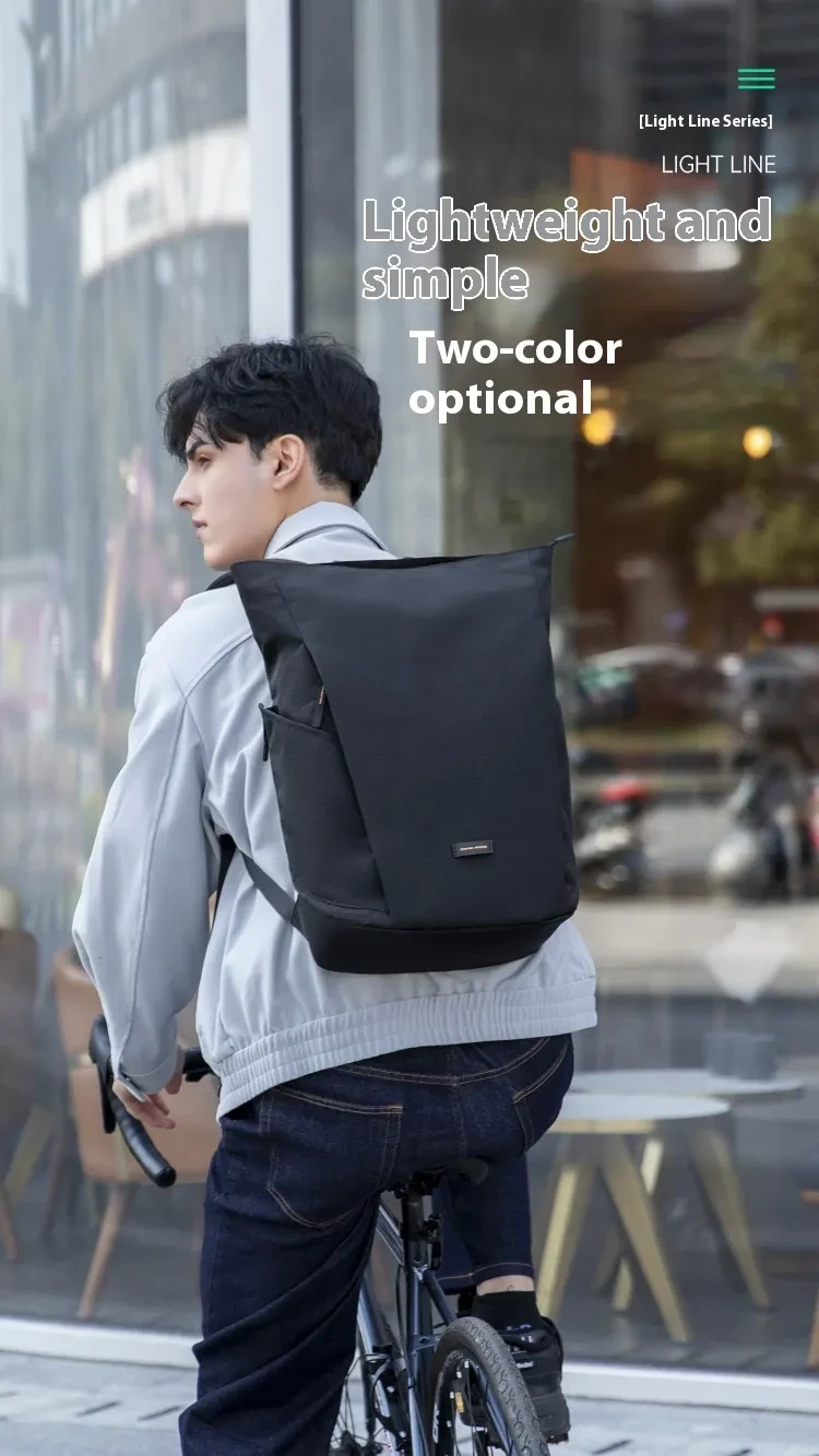New Fashion Men's Computer Backpack Design Advanced Trend Student Travel Bag