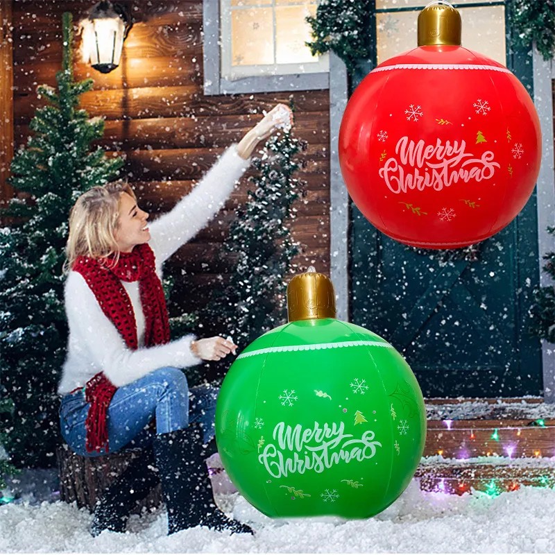 Inflatable Christmas Lantern Ball - Fun Crafts and Outdoor Decoration