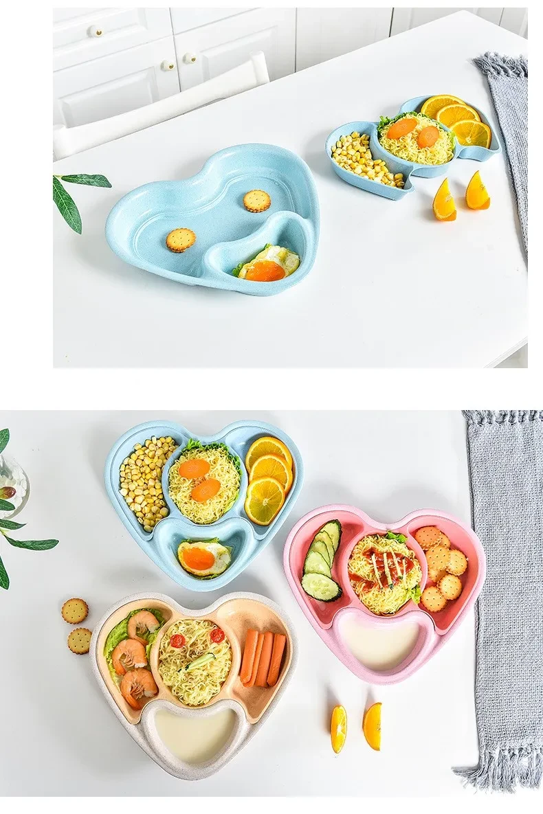 Baby food supplement tableware multifunctional dinner plate