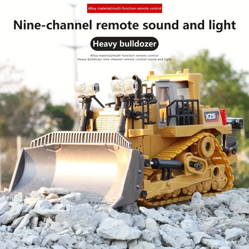 9 Channels Remote Control Bulldozer 2.4Ghz RC