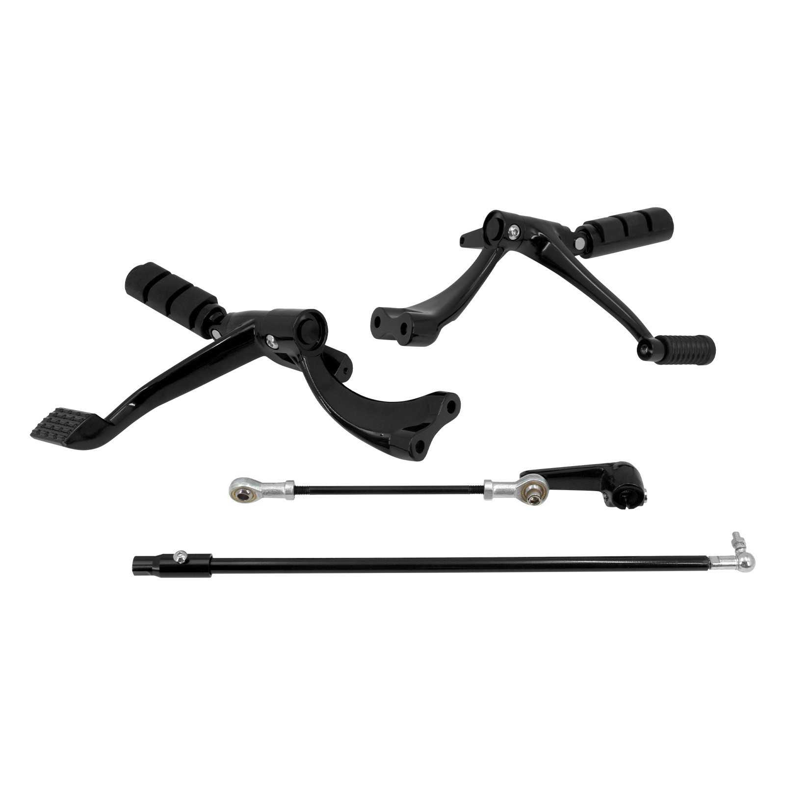 Front Pedal Assembly With Stops Bracket Set