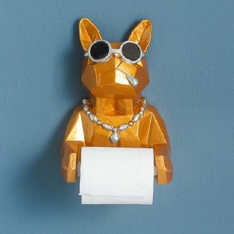 Wall-mounted Bear Tissue Box