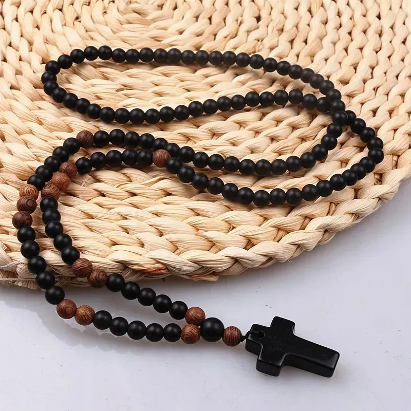 Volcano Stone Men's Tiger Eye Necklace