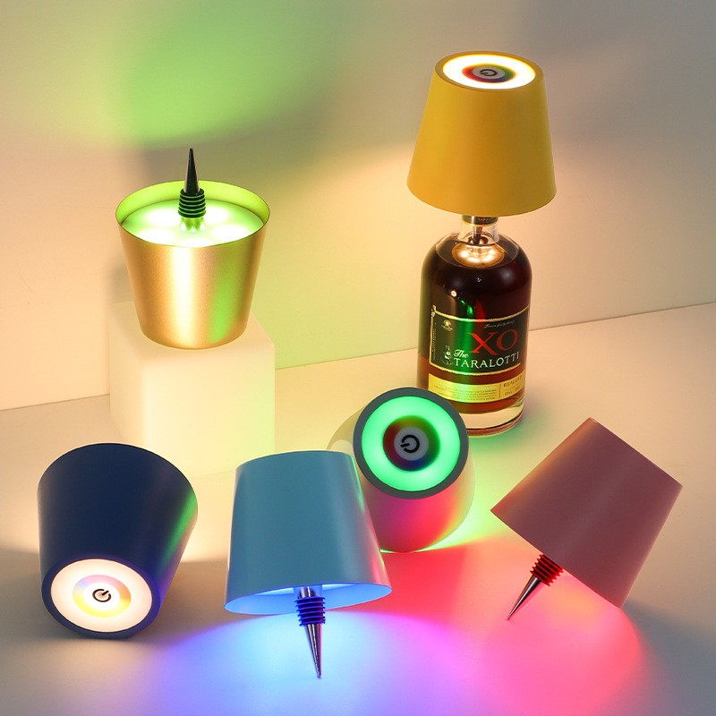 3 Color Rechargeable LED Bottle Lights