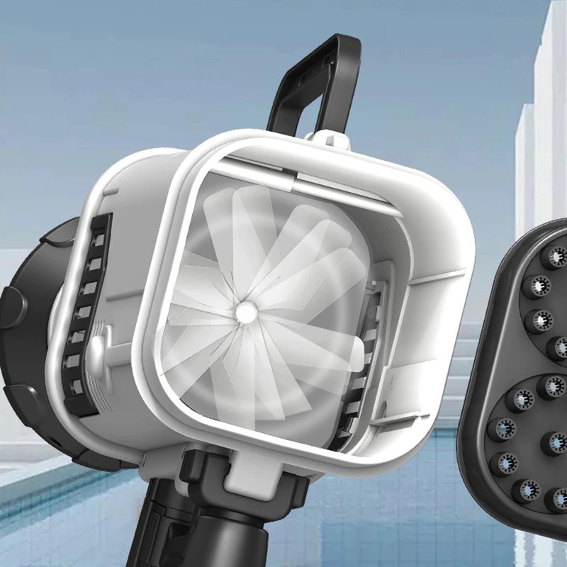 64-Hole Gatling Bubble Machine - Electric Automatic Flashing Bubble Toy for Kids