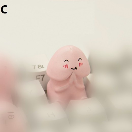 Cute Cartoon Expression Mechanical Keyboard