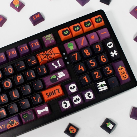 Halloween XDA Keycap Mechanical Keyboard