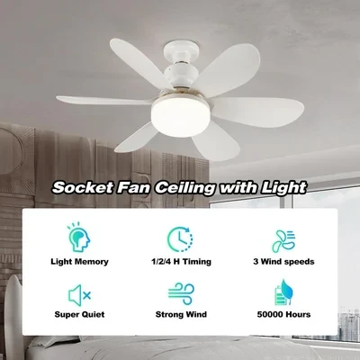 IRALAN Modern Ceiling LED Light Fan