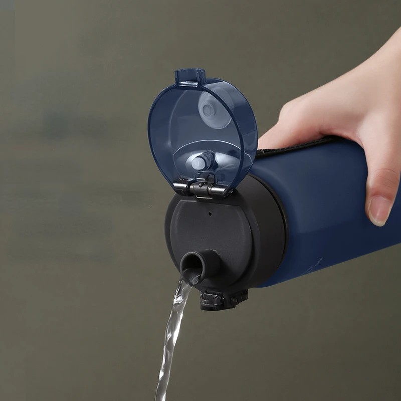 MINISO Pikachu 560ml Direct Drinking Water Bottle Large Capacity Portable Coffee Cup, Leak Proof, Durable Cartoon Cute Hydroflask