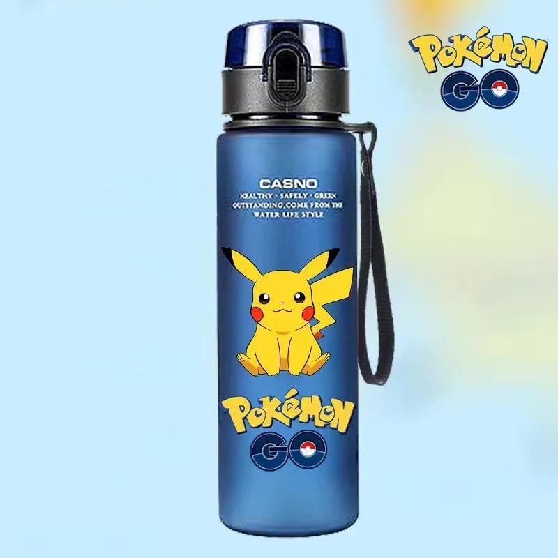 MINISO Pikachu 560ml Direct Drinking Water Bottle Large Capacity Portable Coffee Cup, Leak Proof, Durable Cartoon Cute Hydroflask