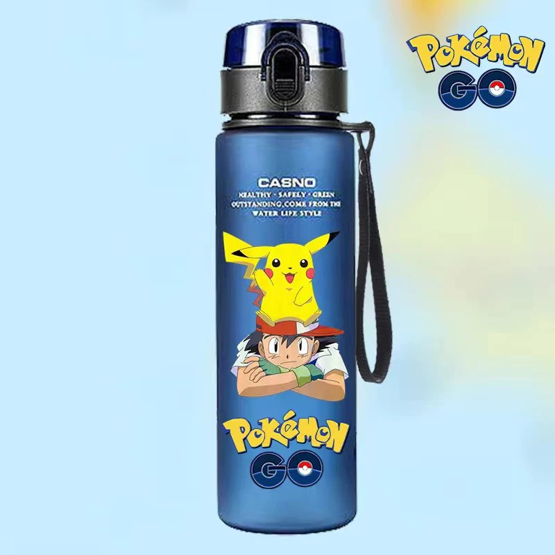MINISO Pikachu 560ml Direct Drinking Water Bottle Large Capacity Portable Coffee Cup, Leak Proof, Durable Cartoon Cute Hydroflask