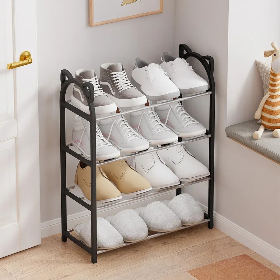4-Layer Household Storage Rack Simple Shoe Cabinet