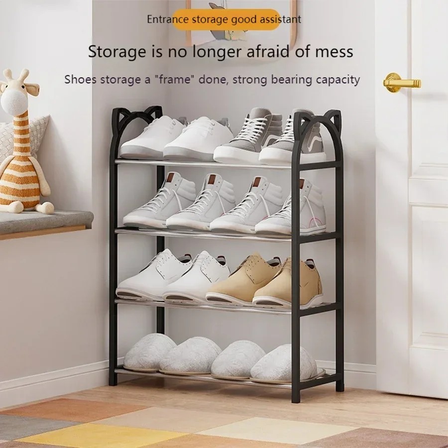 4-Layer Household Storage Rack Simple Shoe Cabinet