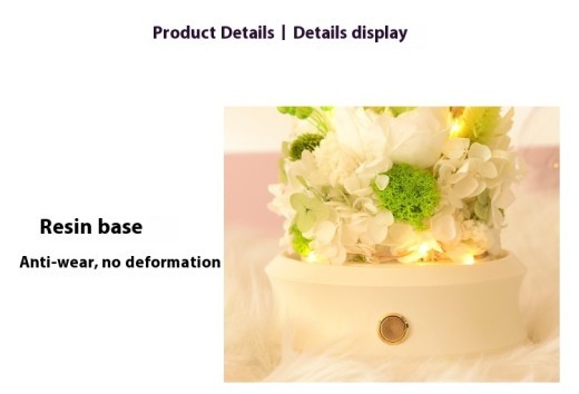 Teacher's Day Gift Simple Preserved Fresh Flower Bluetooth Speaker