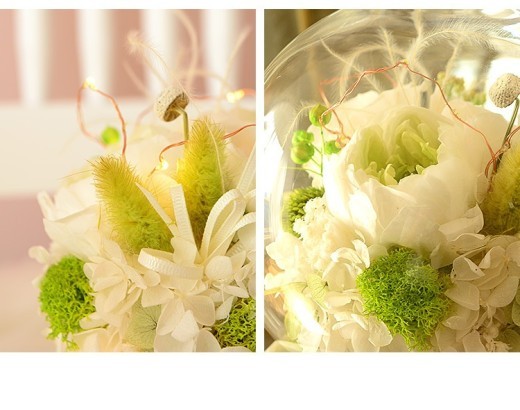 Teacher's Day Gift Simple Preserved Fresh Flower Bluetooth Speaker