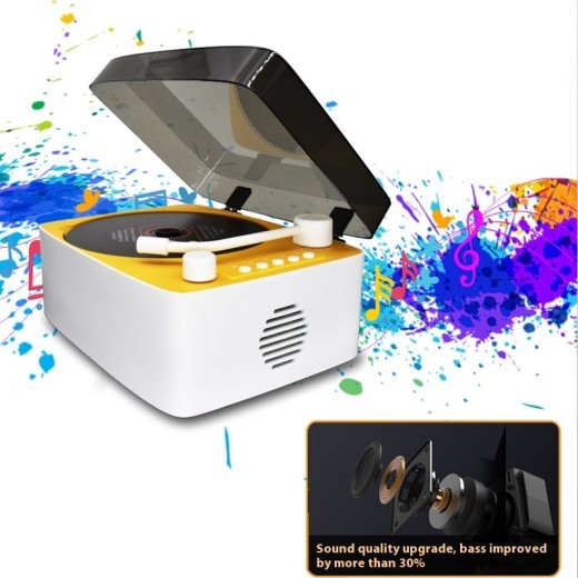 Portable Multi-color CD Player Bluetooth Speaker