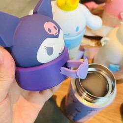 Miniso Hello Kitty Cinnamoroll Kuromi Stainless Steel 316 Thermos Water Bottle  Vacuum Termo Kids Vacuum Flask Bottle Tumbler