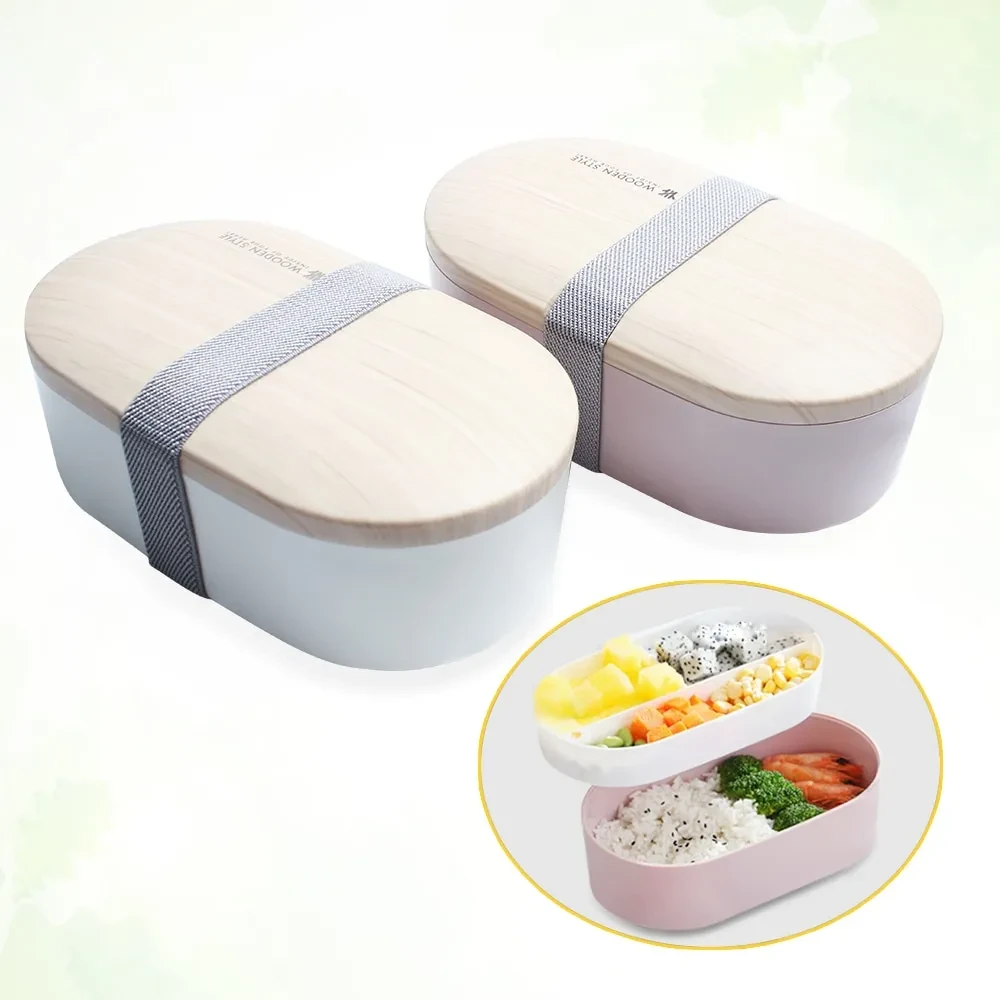 Oval simple lunch box