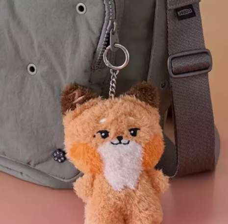 Kpop ZB1 Doll Keychain 12CM Zeroni Cartoon Cute Plush Doll Pendant Bag Accessories Key Ring ZhangHao HanBin Ricky Fans Gift