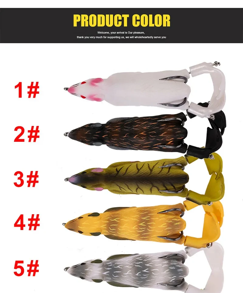 Lure Mouse Thunder Frog Snakehead Specializes In Killing Water Surface Dragging Fake Bait