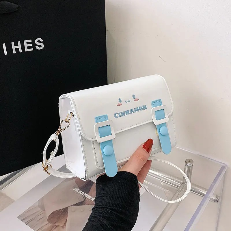 MINISO Disney Sanrio Hello Kitty Cinnamoroll Anime Shoulder Bag Kawaii Cute Cartoon Backpack for Girls, Ideal Gift