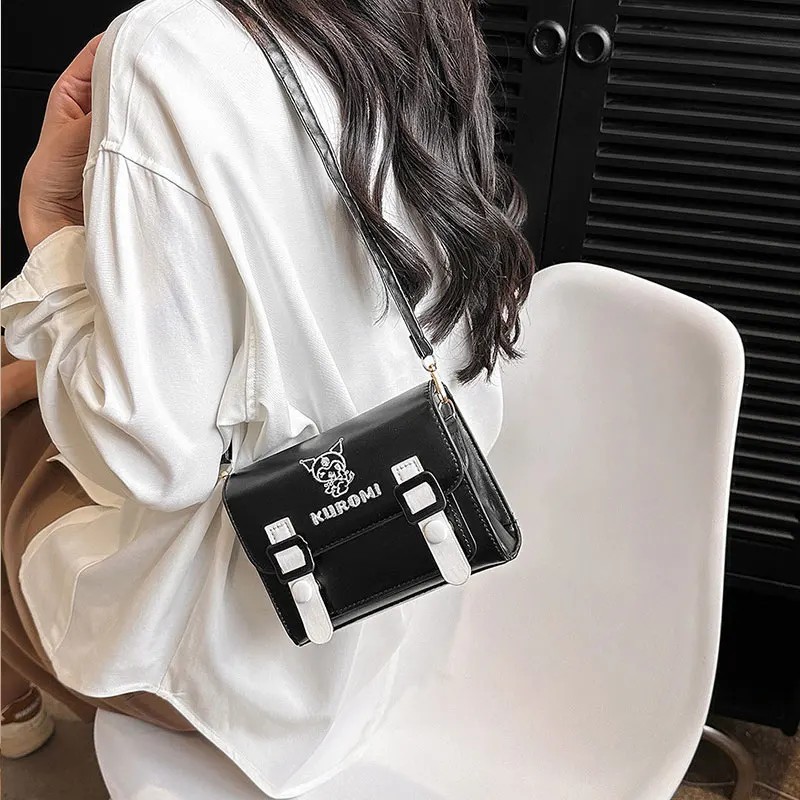 MINISO Disney Sanrio Hello Kitty Cinnamoroll Anime Shoulder Bag Kawaii Cute Cartoon Backpack for Girls, Ideal Gift