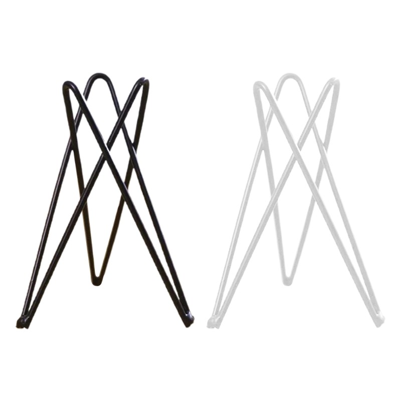 Nordic Style Air Plant Holder  Metal Flower Pot Stand, Geometric Iron Tillandsia Holder, Art Display for Home & Garden