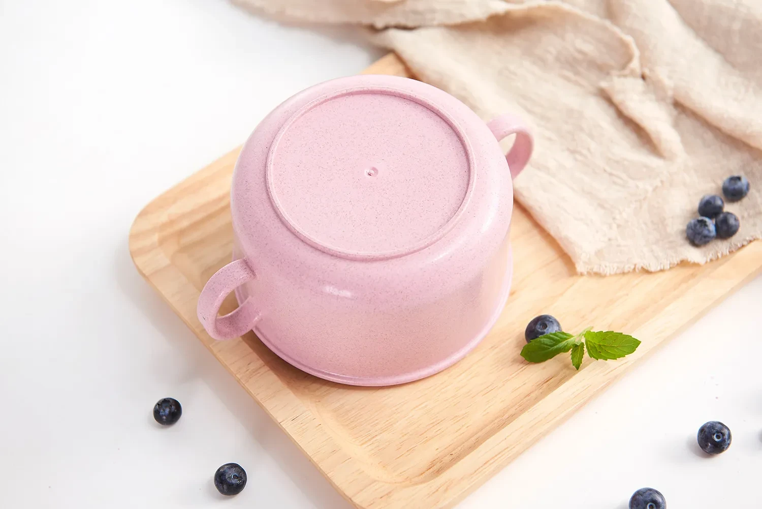 Children'S Three-Dimensional Cartoon Environmental Protection And Safety Infants Anti-Scalding Binaural Wheat Straw Covered Bowl