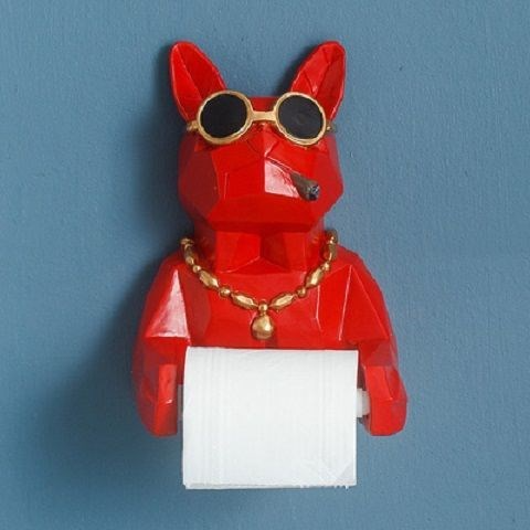 Wall-mounted Bear Tissue Box