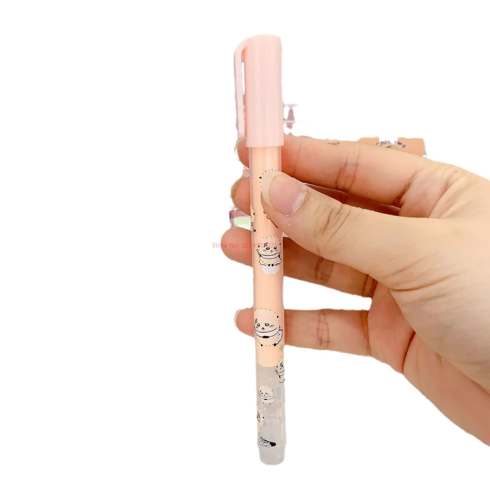 36pcs Miniso Chiikawa Dispensing Pen  Student DIY Handmade Quick Drying Glue Press Writing Stationery Wholesale
