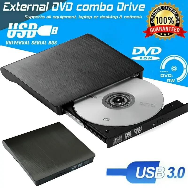 Ultra-Slim USB 3.0 External DVD Drive
