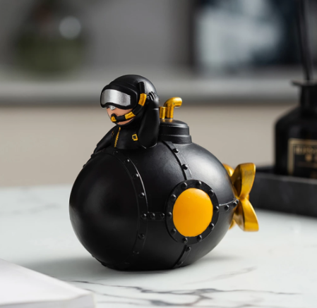 Astronaut Decoration Cabinet Wine Cabinet Office Table Decoration Children's Room