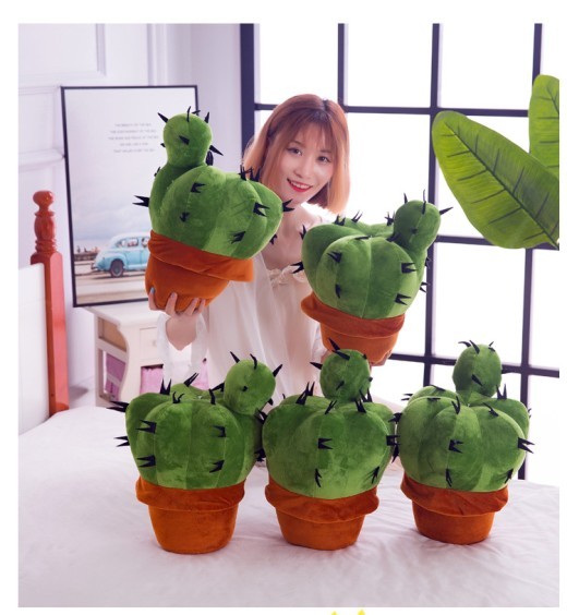 Simulation Cactus Plush Plant Pillow Decoration