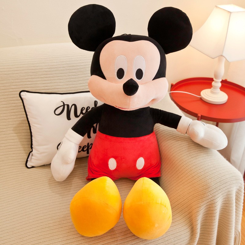 35cm Disney Mickey Mouse Plush Toys  Kawaii Anime Mickey Minnie Stuffed Plush Models, Decoration Dolls for Kids, Birthday Gift