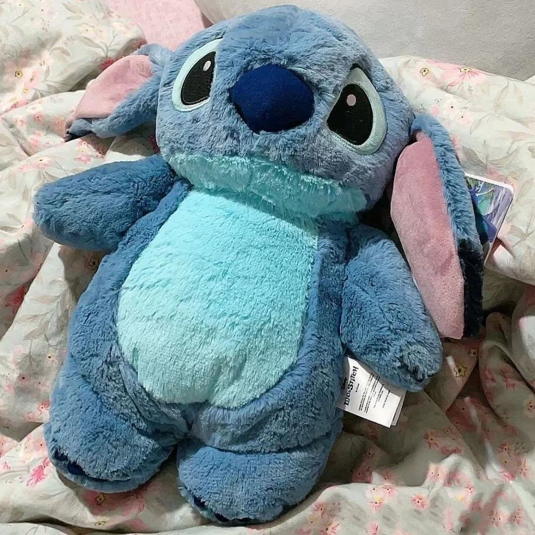 30CM MINISO Stitch Hot Water Bag Extra Grande Plush Doll Hand Warmer, Cute Disney Anime Gift for Girls, Holiday Gifts