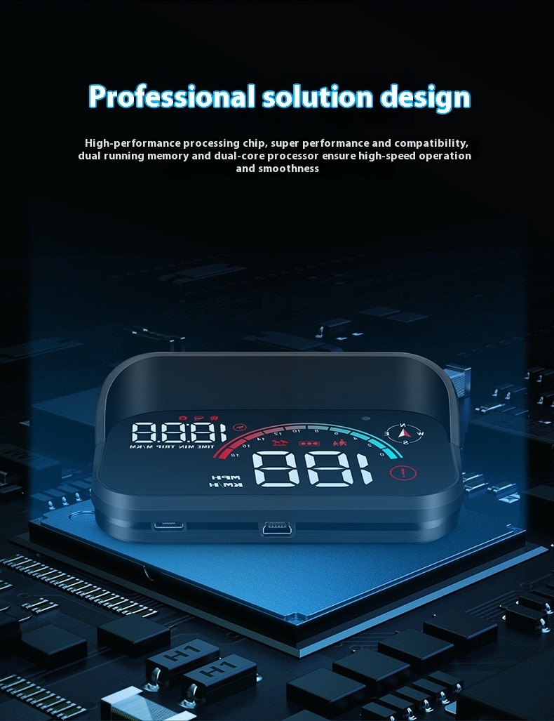 HUD Head-up Display Car OBD Universal Velometer