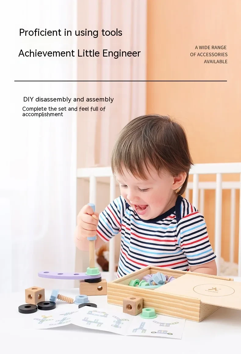 Children's Baby Nut Assembly And Disassembly Tool Box