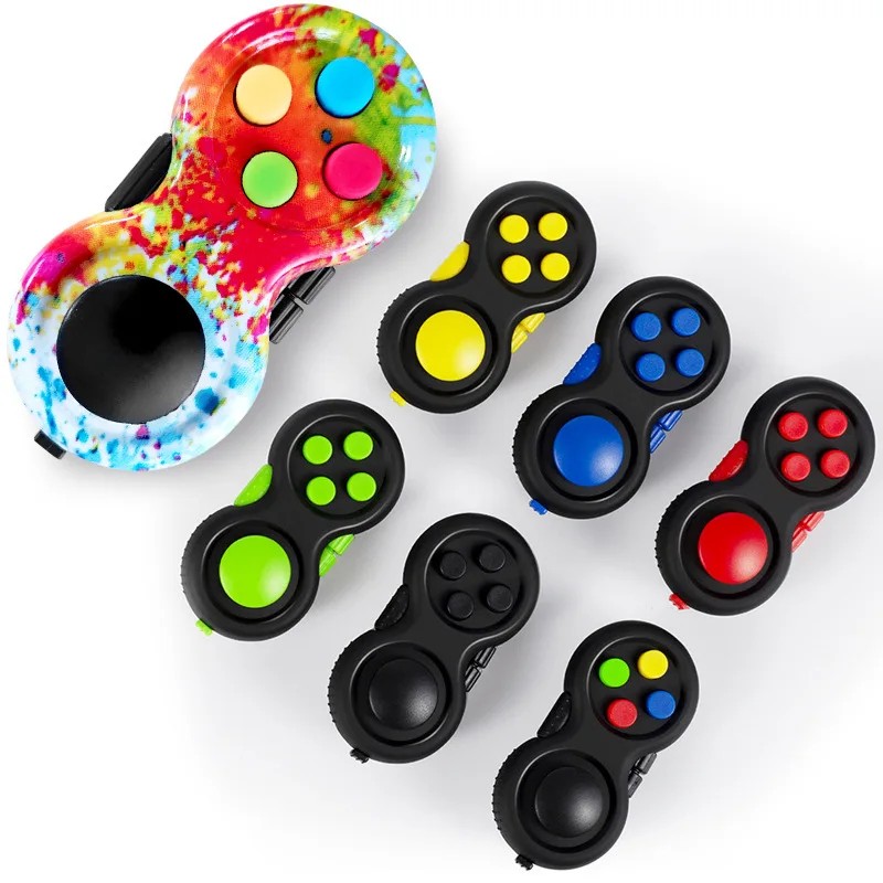 EDC 8 Sides Fidget Cube  Anti-Stress Magic Toy for Autism, ADHD, Anxiety Relief & Focus