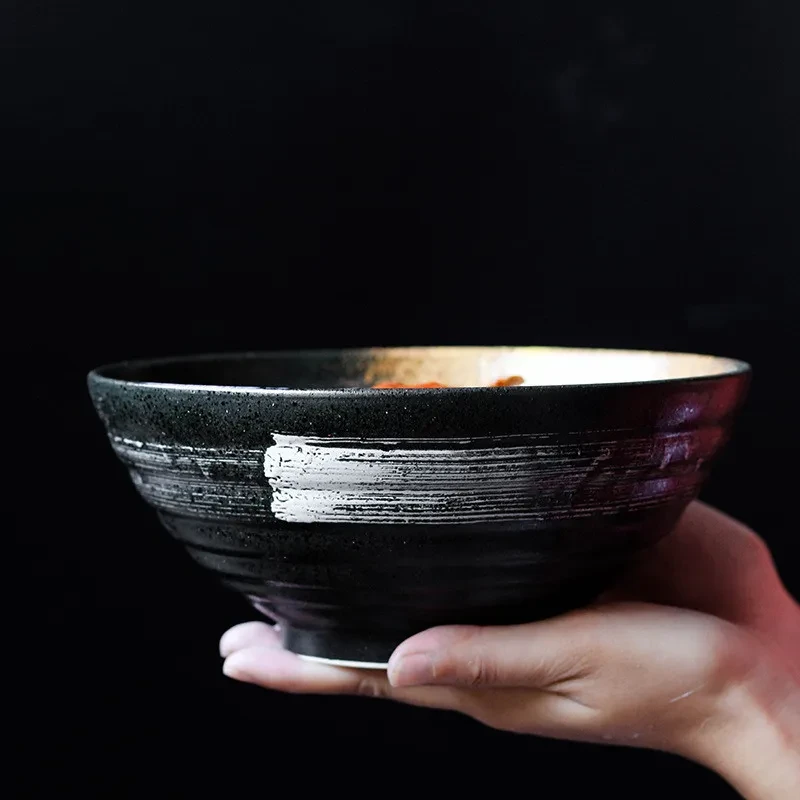 Ceramic ramen bowl