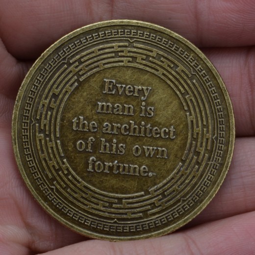 Architect Antique Relief Lion Coins