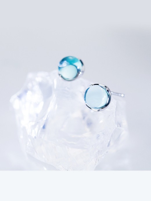 Gradient sky earrings