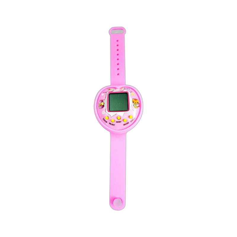 Color Mix Handheld Virtual Pet Game - 168 in 1 Electronic Keychain Toy with Battery