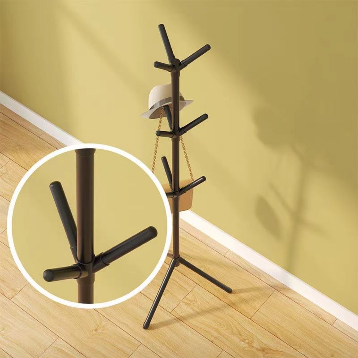 Clothes and Hats Rack  Vertical Tree Branch Shape Holder